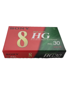 Sony P5-30HG2 HG PAL30 video cassette 8